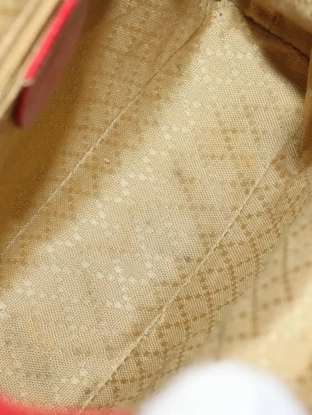 GUCCI Bamboo Backpack Leather Red Gold 003 1705 0030 Auth YKZ946